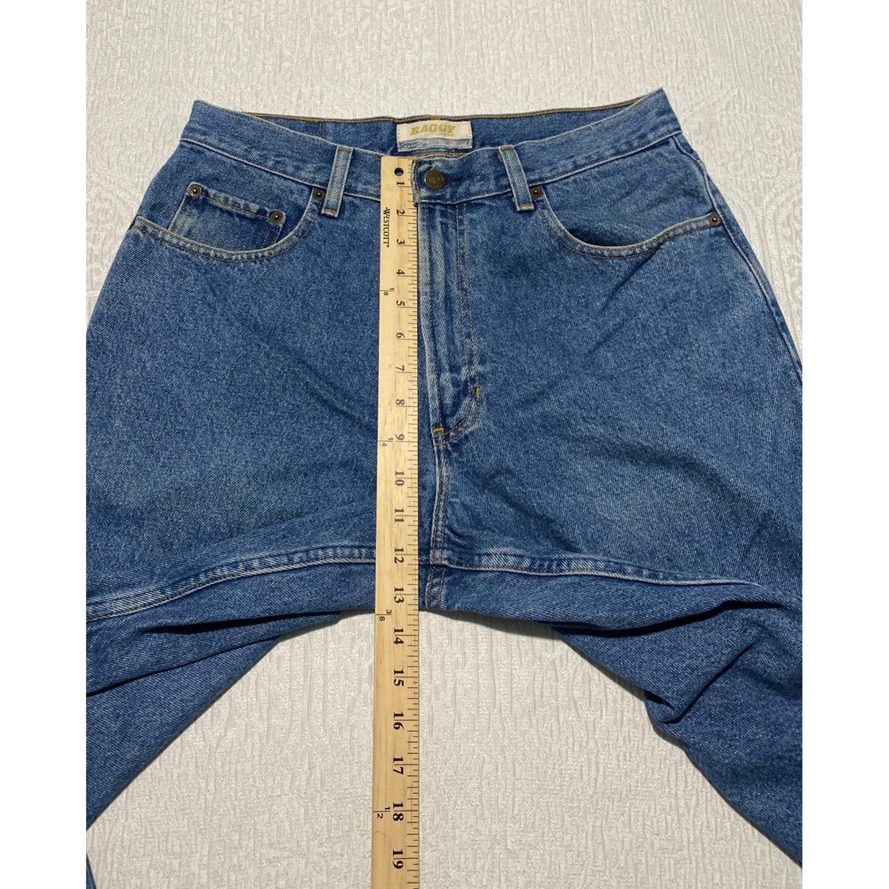 Vintage OLD NAVY Baggy Jeans Blue‎ Denim Mens 32×28 Cotton Made in Mexico - Picture 6 of 8